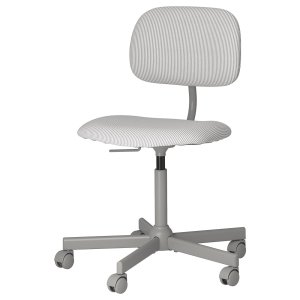 Klovia Swivel chair, Klovsta white/grey