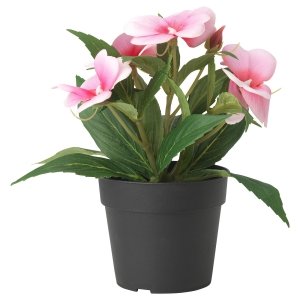 Artificial potted plant, in/outdoor/balsam pink, 9 cm