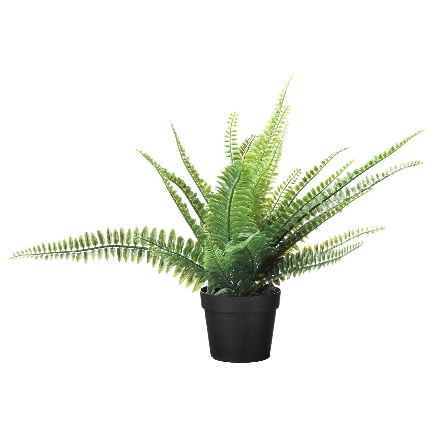 Artificial potted plant, in/outdoor fern, 9 cm
