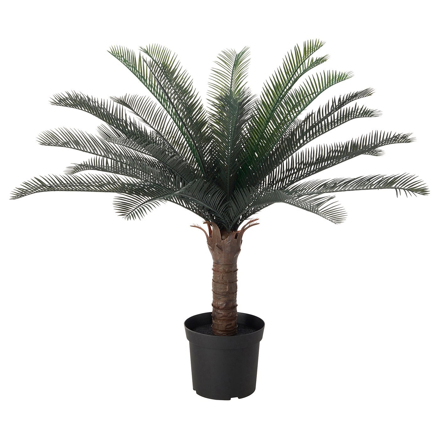 Artificial potted plant, in/outdoor sago palm, 19 cm