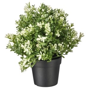 Artificial potted plant, thyme, 9 cm