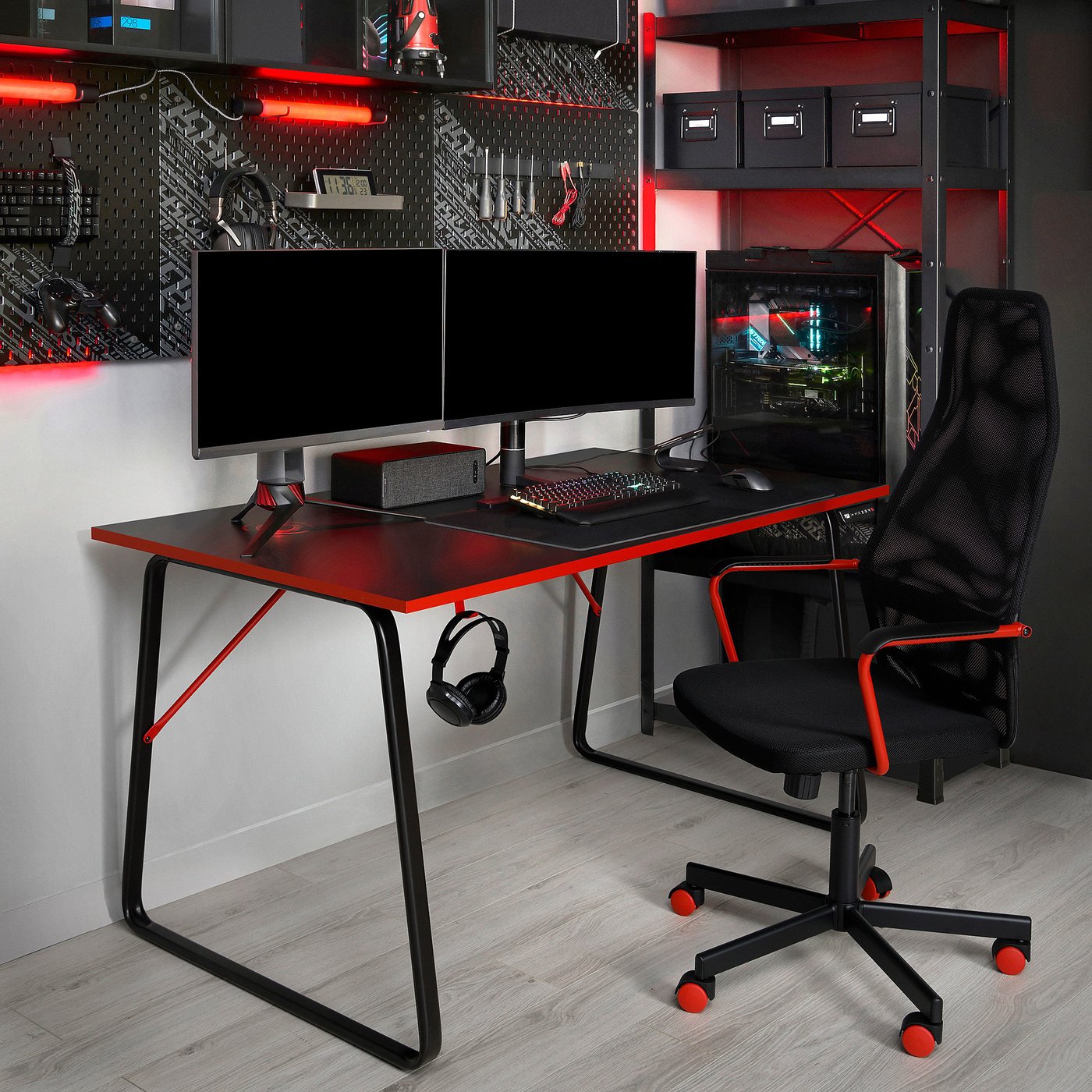 Vultra Core Gaming desk, black, 140x80 cm - Image 2