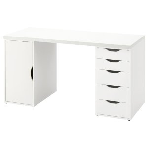 Writta Max Desk, white, 140x60 cm