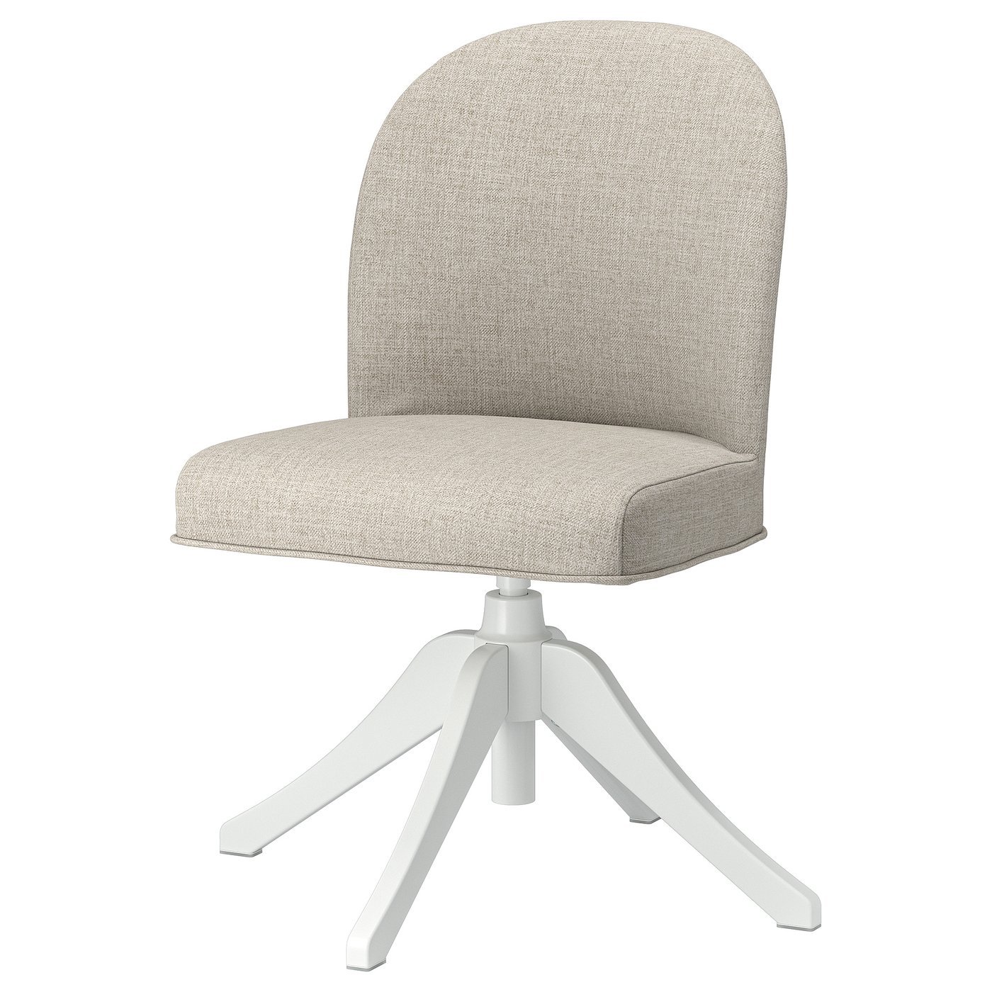 Sovaire Swivel chair, white/Kilanda beige