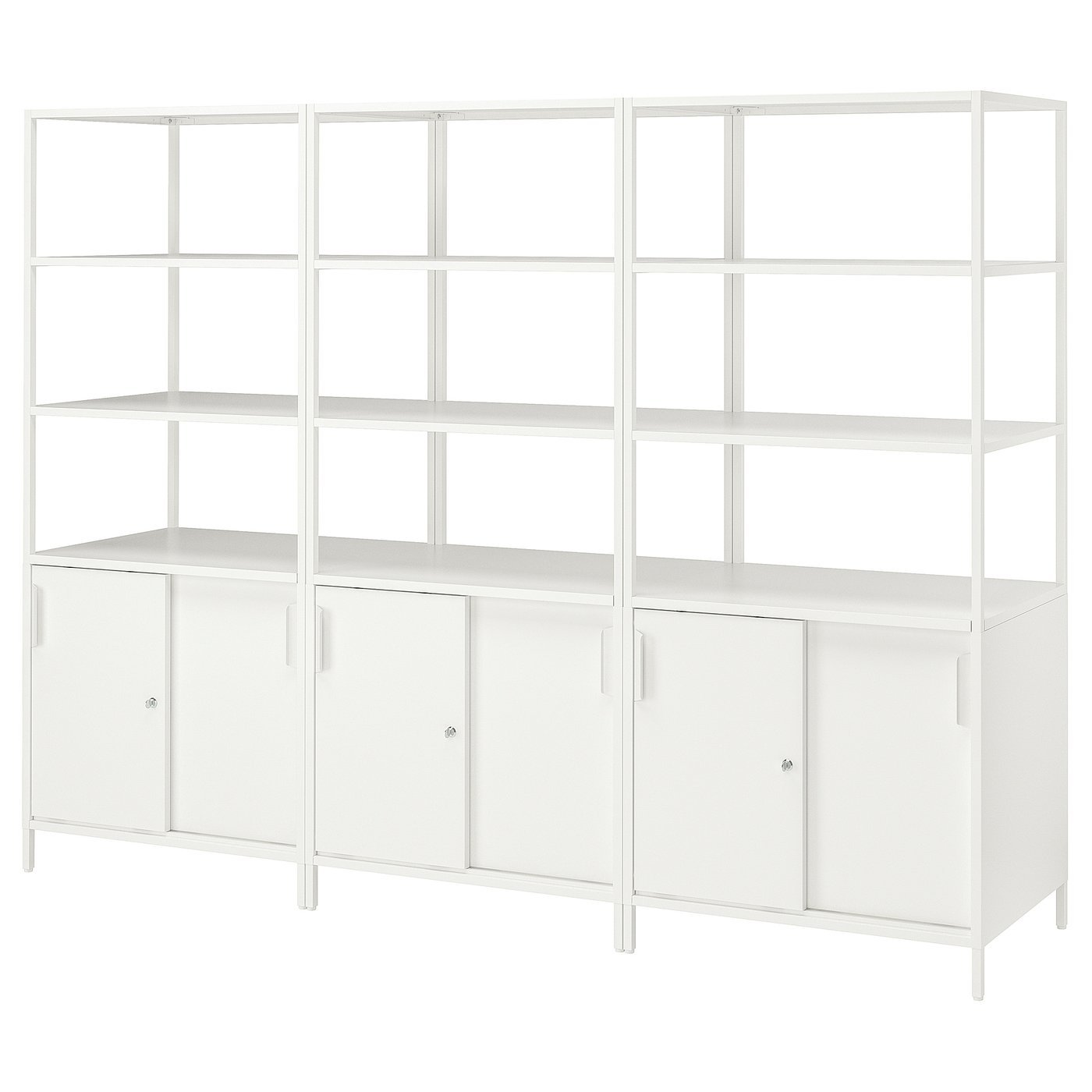 Modulyn Cabinet combination, white, 240x180 cm