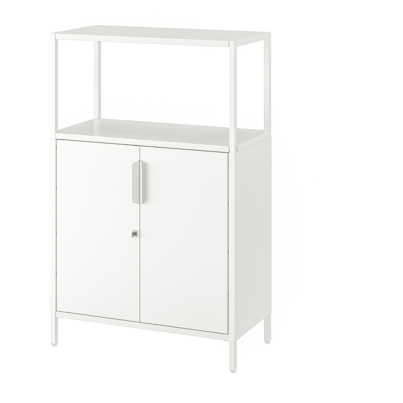 Storra Cabinet with doors, white, 70x35x110 cm