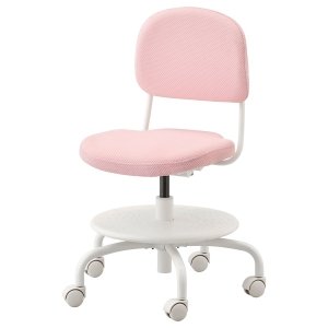 Roselle Children's desk chair, light pink